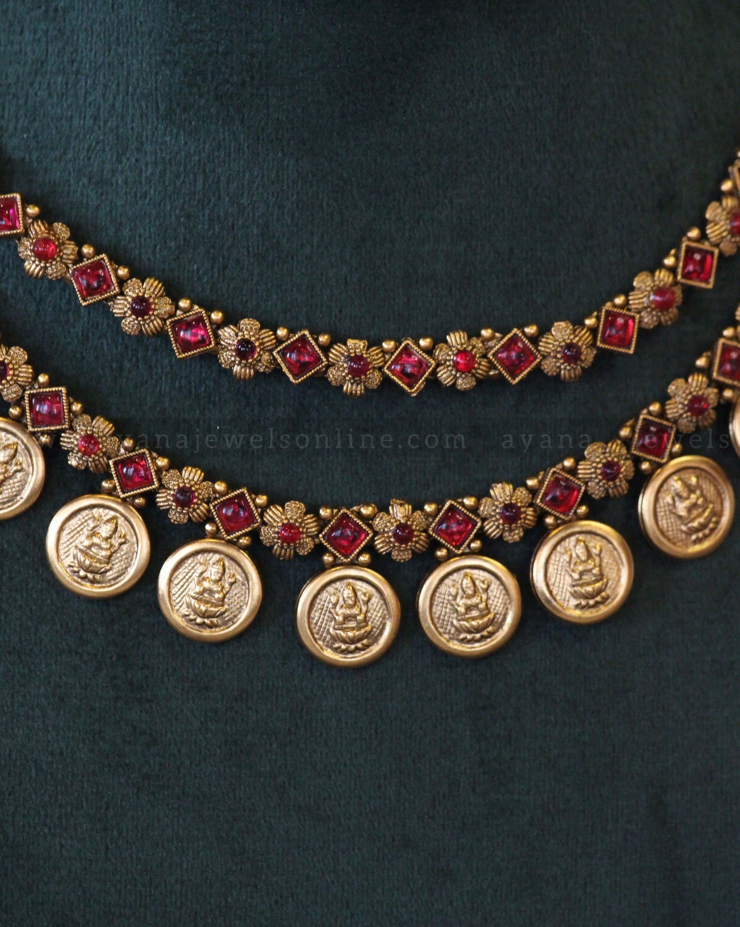 Double Layer Coin Necklace