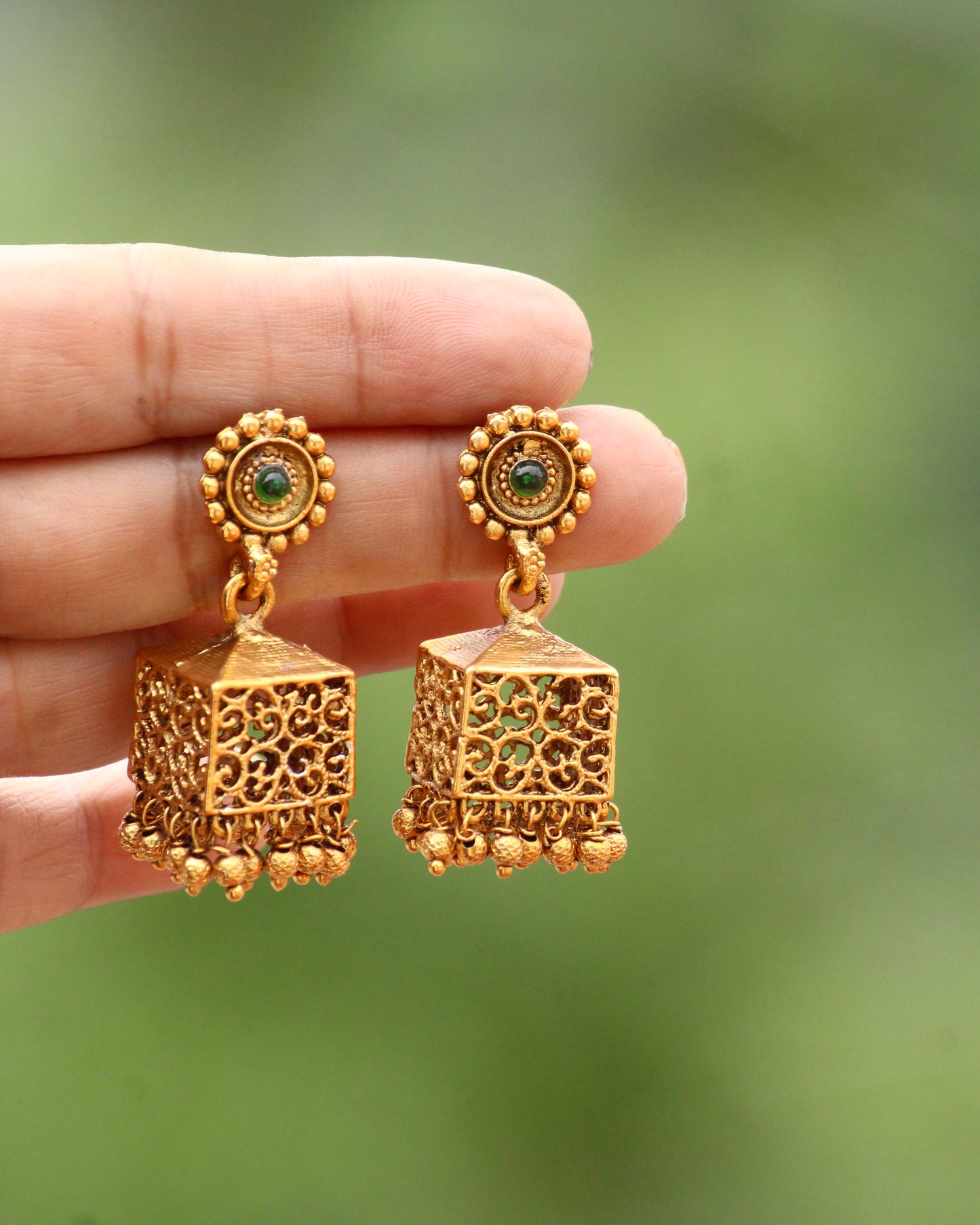 Square Pendant Long Haaram