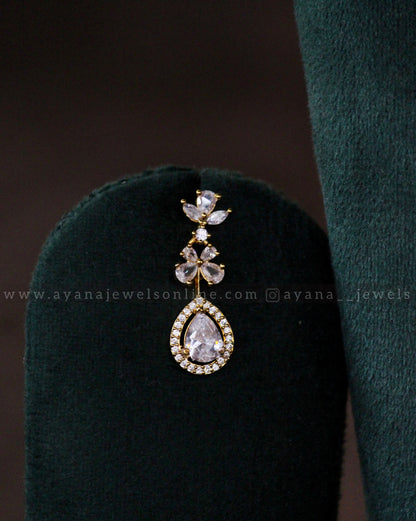 Two layer Diamond lookalike Necklace Set