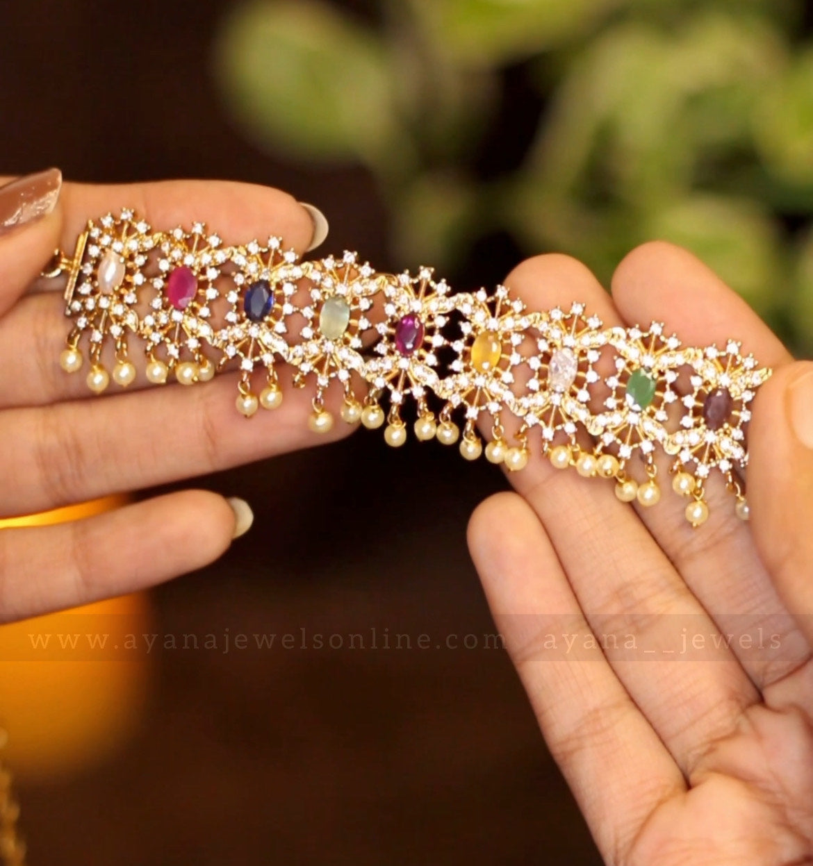 Premium Navaratna Choker