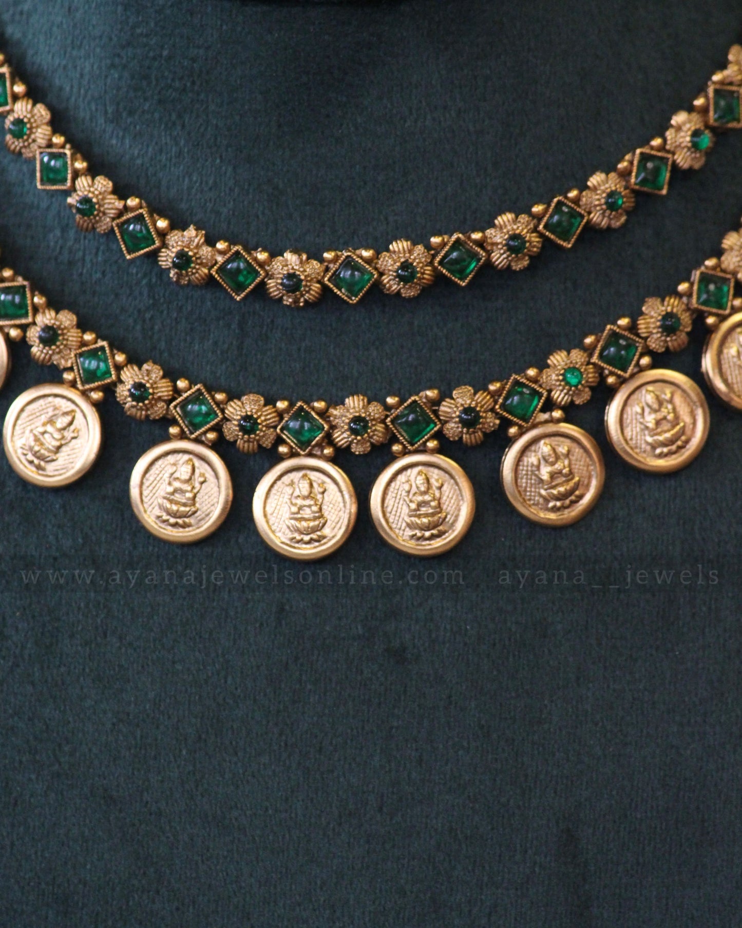 Double Layer Coin Necklace