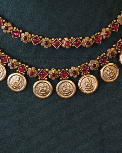 Double Layer Coin Necklace