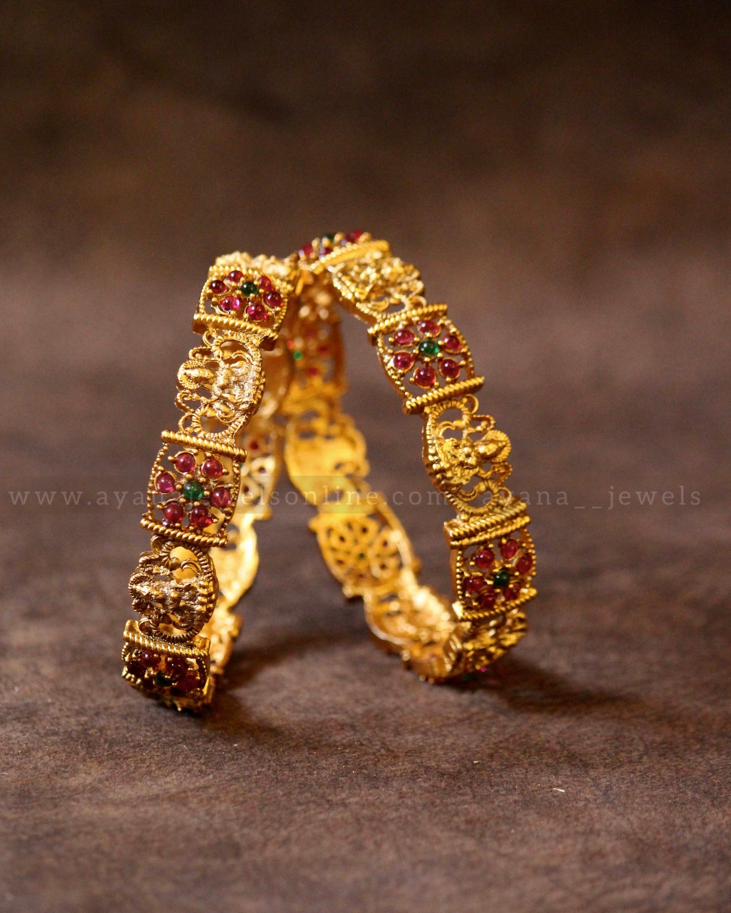 Devi Flower Bangle (Set of 2)
