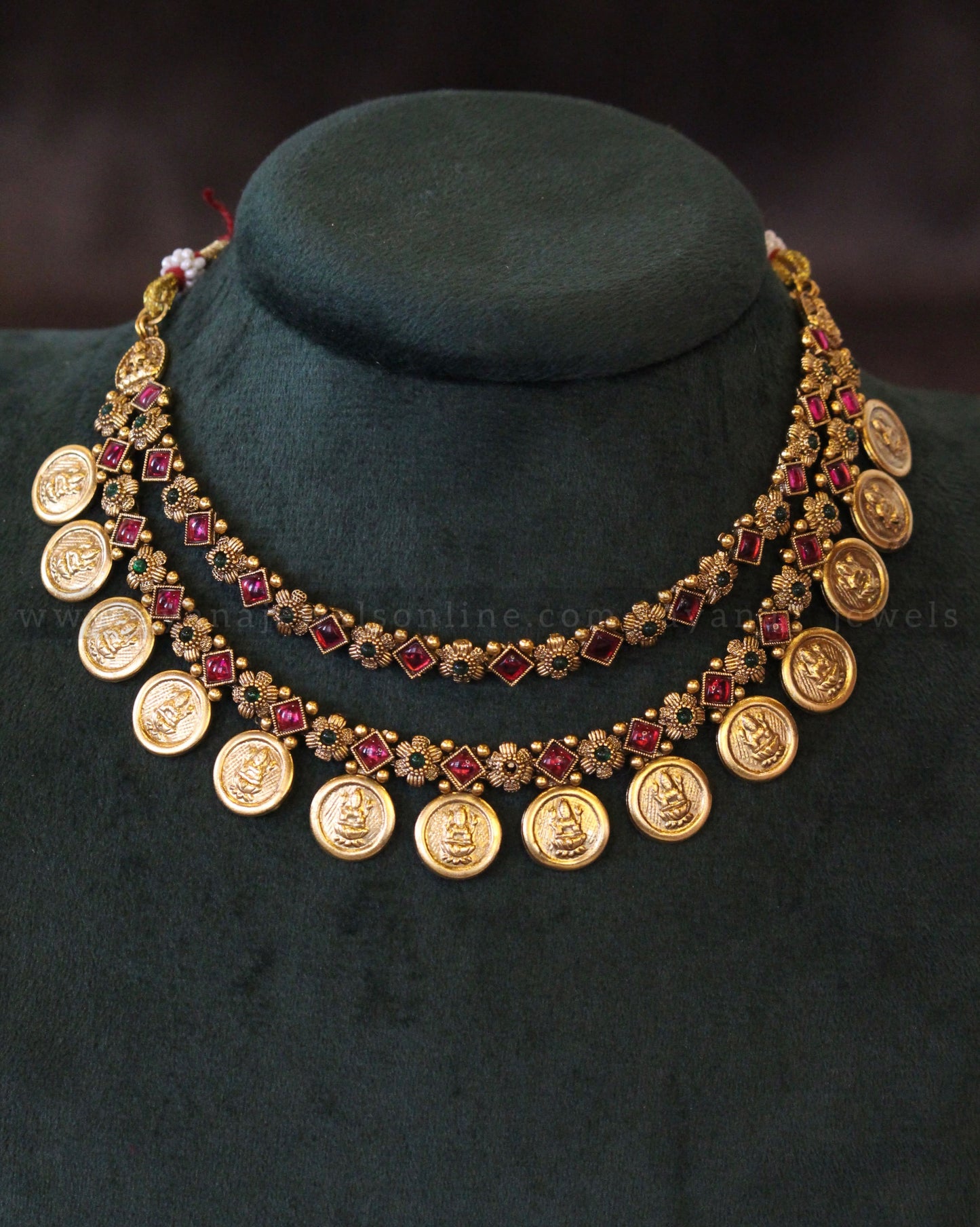 Double Layer Coin Necklace