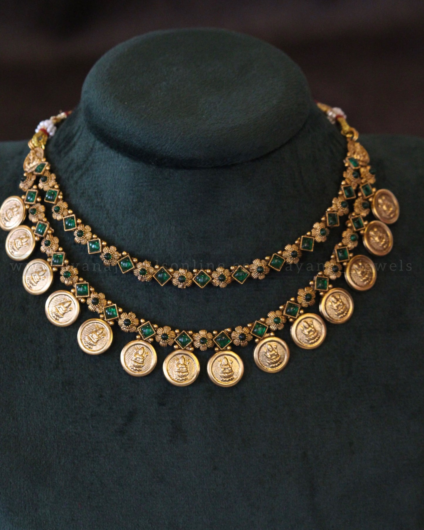 Double Layer Coin Necklace